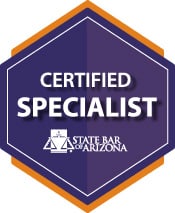 State Bar of Arizona certified specialist