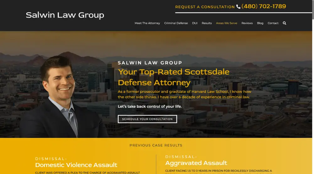 Salwin Law Group - Top-Rated Scottsdale Defense Attorney Homepage